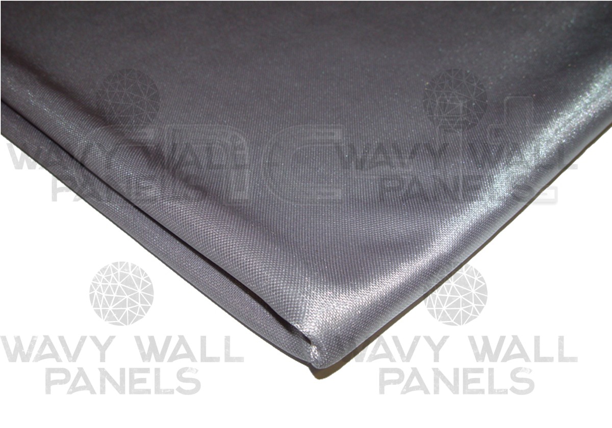 AF027 Smooth Metallic Silver Acoustic Speaker Grille Cloth