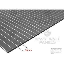50mm V-Groove Wall Panel 2.4m x 1.2m