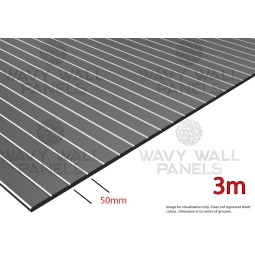 50mm V-Groove Wall Panel 3m x 1.2m