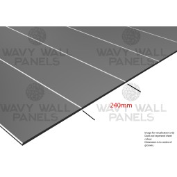 240mm V-Groove Wall Panel 2.4m x 1.2m