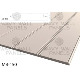 150mm Modern Bead Wall Panel 2.4m x 1.2m