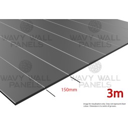 150mm V-Groove Wall Panel 3m x 1.2m