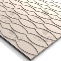 T8008 Oval Fluted MDF Wall Panel