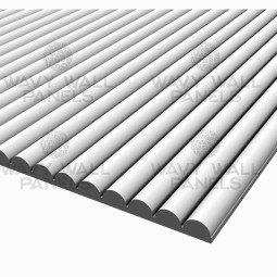 T147 Convex Reeded Wall Panel 