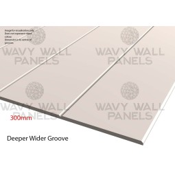 300mm Large V-Groove Wall Panel 2.4m x 1.2m