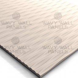 T8012 Large Linear Wave MDF Wall Panel