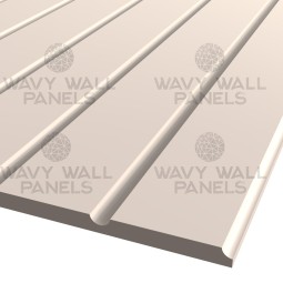 F10-120 Concave Fluted Wall Panel 2.4m x 1.2m