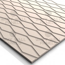 T8001 Diamond Wave MDF Wall Panel