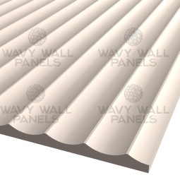 F50-3 Concave Fluted Wall Panel 2.4m x 1.2m