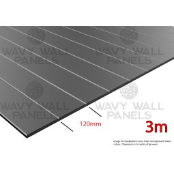 120mm V-Groove Wall Panel 3m x 1.2m