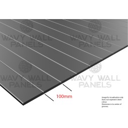 100mm V-Groove Wall Panel 2.4m x 1.2m