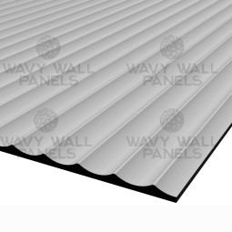 F50-3 Concave Fluted Wall Panel 2.4m x 1.2m